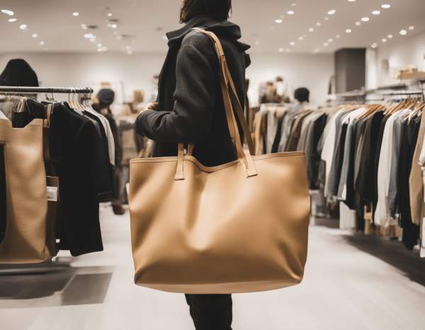Suspicious Bag shoplifter